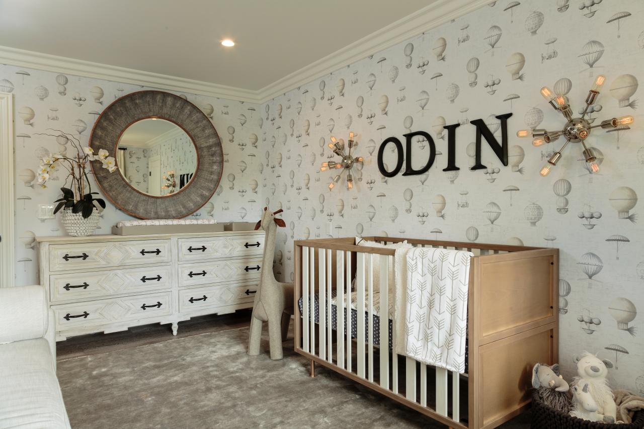 round mirror for nursery