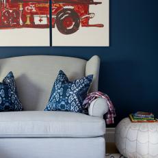 Boy's Room With Firetruck Triptych
