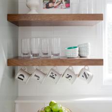 Floating Kitchen Shelves