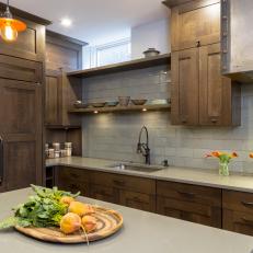 Stunning Craftsman Kitchen With Rift-Cut Oak Cabinetry