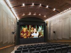 Theater with a Vaulted Copper Ceiling