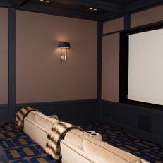 Art Deco Style Screening Room