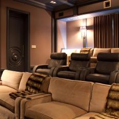 Art Deco Style Screening Room 