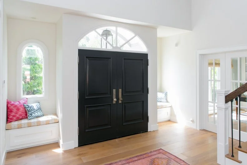 Foyer With Window Seats