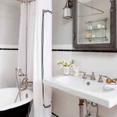 Elegant Kids' Bathroom with Touches of Personality