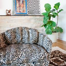 Patterns and Textures Create a Cohesive Midcentury Modern Design