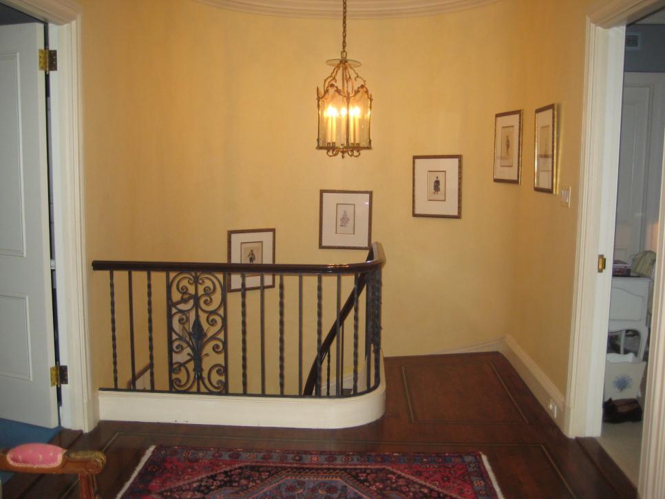 Before Hallway in Pre-Depression Era Apartment Before Renovation 