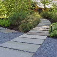 Landscaping and Walkway from Guest House