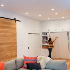 Ample Storage in Modern Living Room