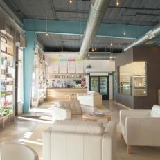 Apothecary Super Graphic Allows Light Into Pharmacy 