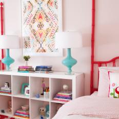 Chic and Colorful Girl's Bedroom