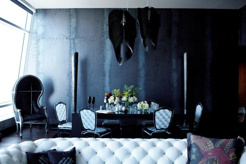 Black Gothic Dining Room
