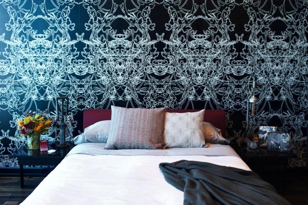 modern gothic bedroom interior design