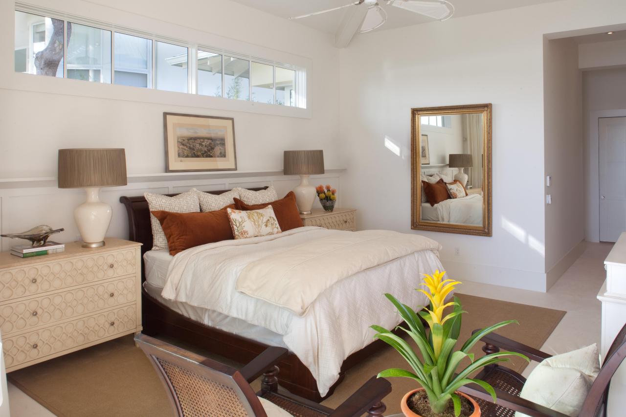 Waterside Retreat Contemporary Bedroom With Neutral Color