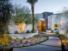 Modern Desert Home With Desert Landscaping