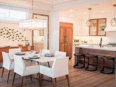 Contemporary Open Concept Dining Room