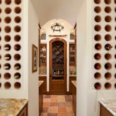Spanish-Inspired Wine Cellar Features Timeless Style