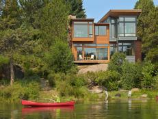 Modern, Riverfront Home