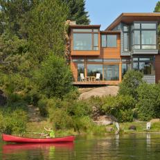 Modern, Riverfront Home