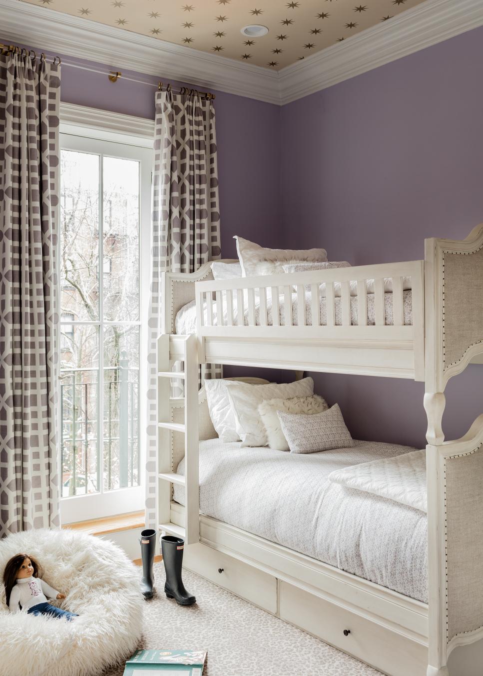 Dreamy Girl's Bedroom in Soft Purple HGTV