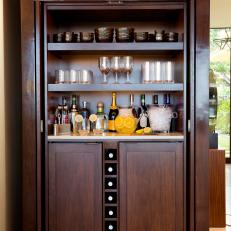 Classy Bar Cabinet With Wine Storage