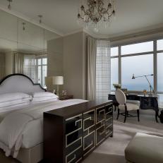 Luxurious Master Bedroom in Neutral and Brown Tones