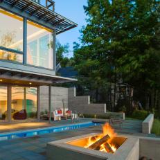 Fire Pit and Terrace