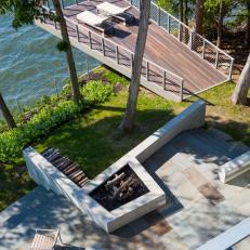 Fire Pit at Lakefront Terrace
