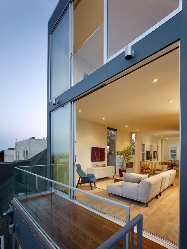 Living Room and Balcony 