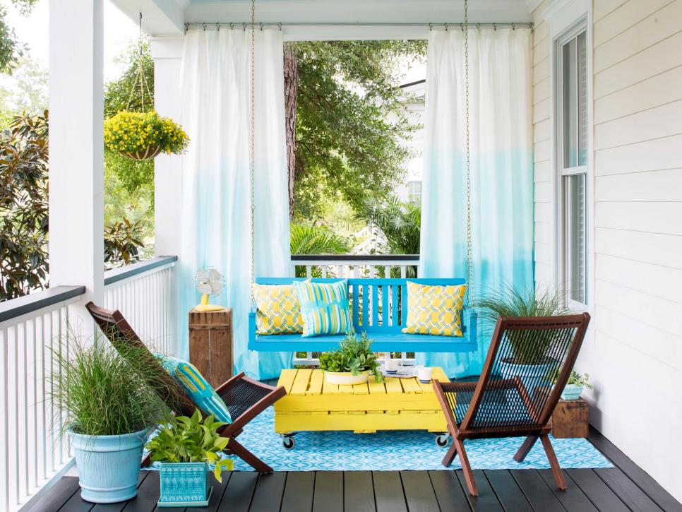 Pretty Up a Patio or Back Porch on a Budget