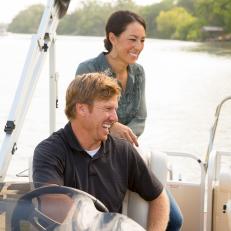 Chip and Joanna Gaines Take a Boat Ride to the Renovated Home