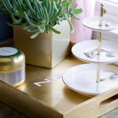 Jewelry Tray and Succulent