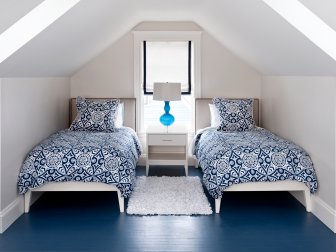 Contemporary Attic Bedroom