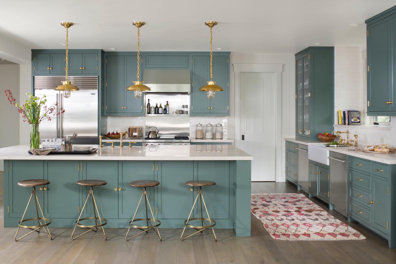 10 Blue Tiful Kitchen Cabinet Color Ideas HGTV