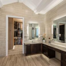 Vanity in Contemporary Master Bathroom