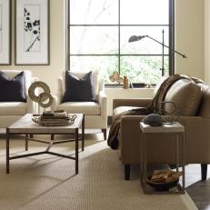 Living Room Featuring All At Once by Shaw Floors