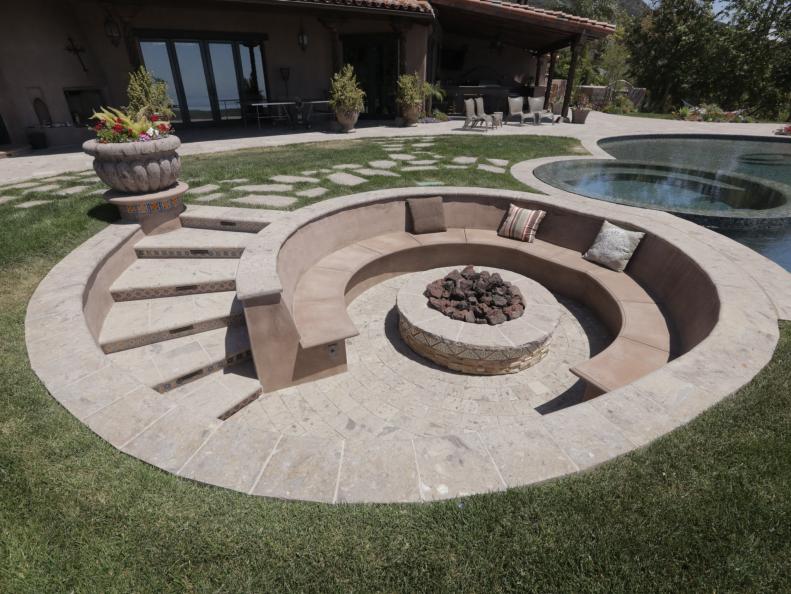 The infinity edge Yoga Pool in Malibu, CA, as seen on HGTV's Ultimate Pools.