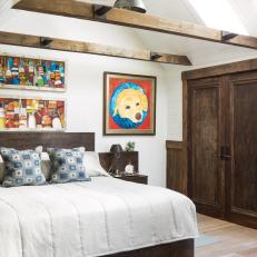 Reclaimed Wood Elements Add Rustic Style to Bedroom