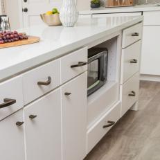 Hidden Appliances Help to Create Sleek, Functional Kitchen Space