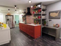 Finished kitchen space in Portland, remodeled by cousins John Colaneri and Anthony Carrino on America's Most Desperate Kitchens.