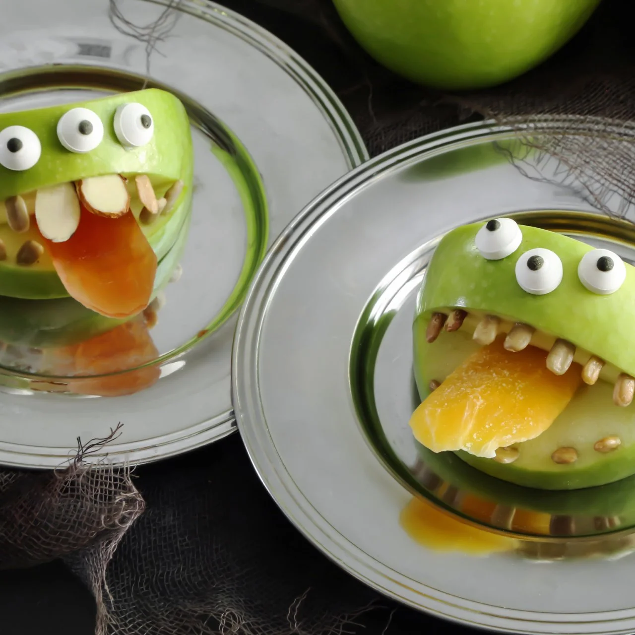 Halloween Dessert Idea: Healthy Monster Apples | HGTV