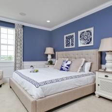 Transitional Bedroom Infused With Nautical Style 