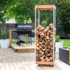 Industrial Log Rack