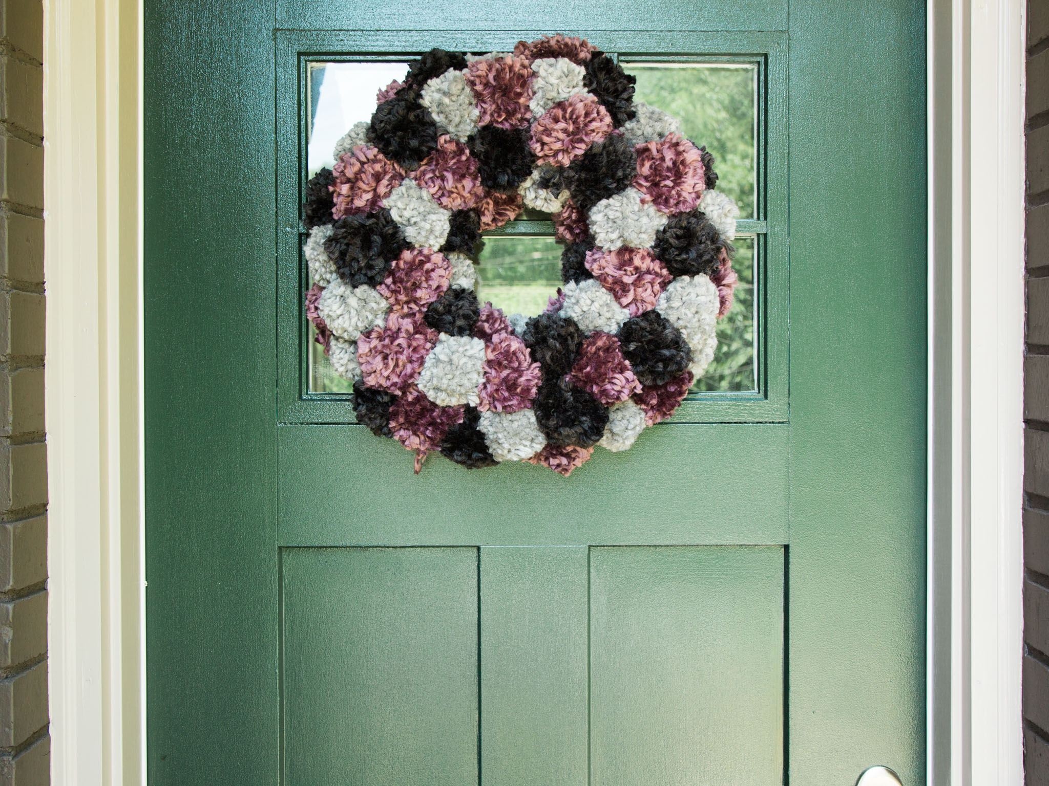 pickles pompom wreath