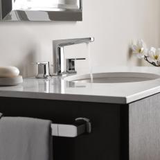 Create an ultra-modern, sleek style for your bathroom.
