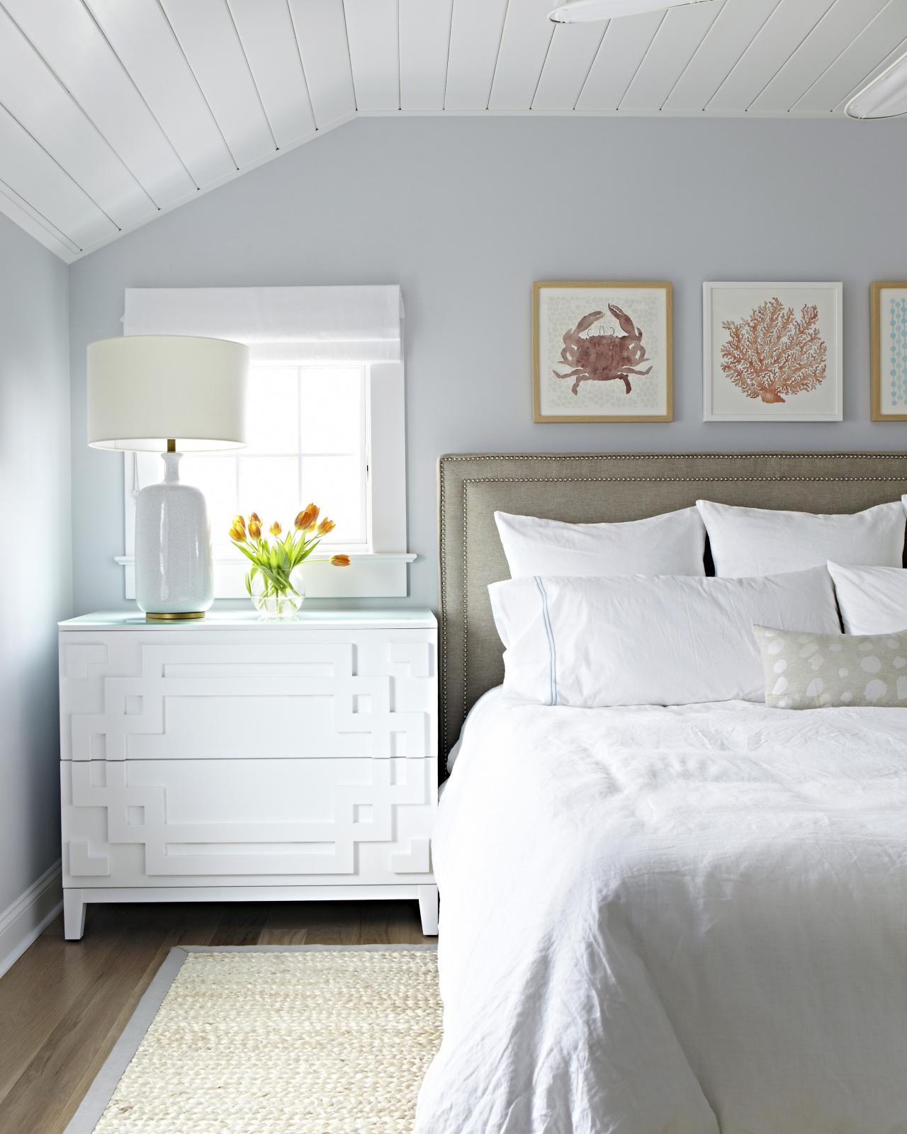 Peaceful Master Bedroom With Coastal Design | HGTV