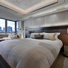 Contemporary Master Bedroom is Restful, Inviting