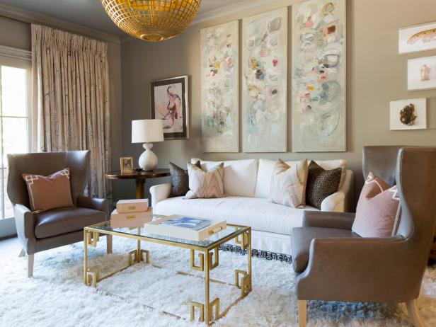 Use Gold to Bring Luxury to Your Living Room | HGTV