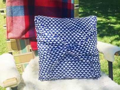 How To Make A No Sew Pillow Cover - How To Make Seat Cushion Covers Without Sewing