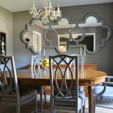 Masculine Dining Room with Contemporary Design